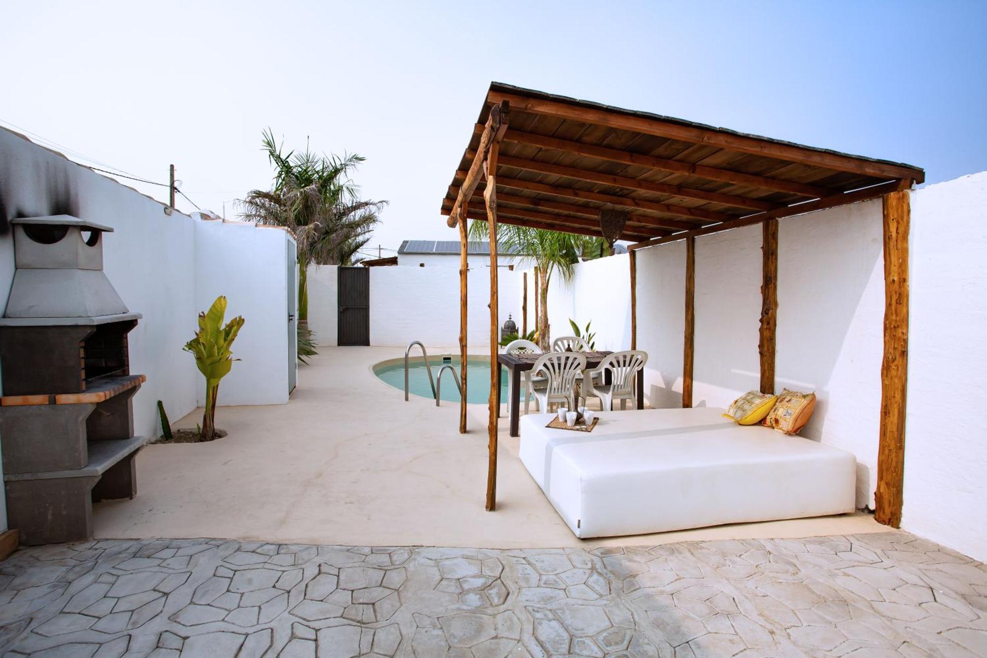 Villa casa blanca luxury spa con piscina privada y jacuzzi privado Chiclana de la Frontera Exterior foto